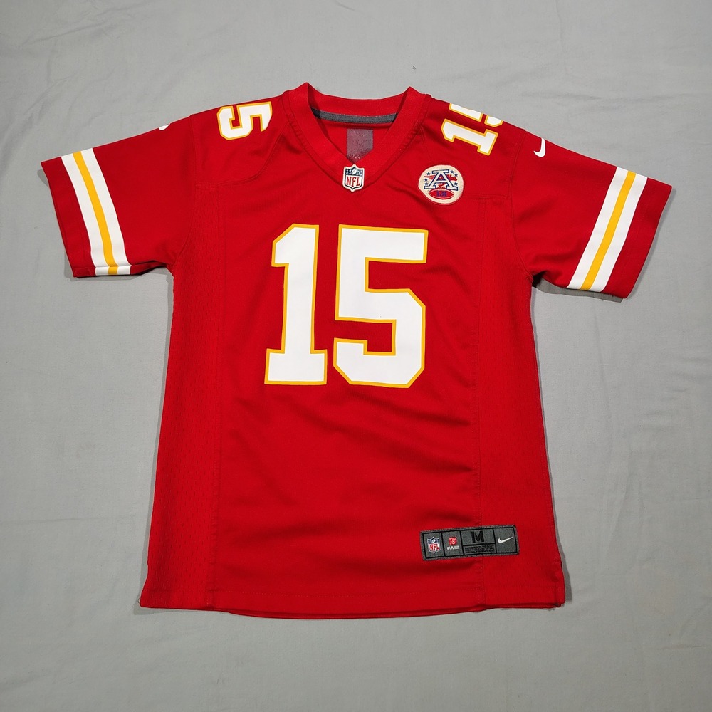 Nike Kansas City Chiefs Jersey Kids M Red Mahomes 15 Football Sportswear NFL